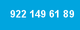 922 149 61 89 922 149 61 89